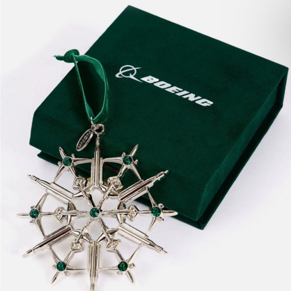 NEW BOEING 2023 Snowflake Ornament